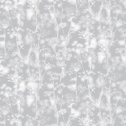 Delicate Dandelion Stems - GREY