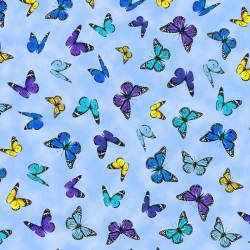 Tossed Butterflies - BLUE