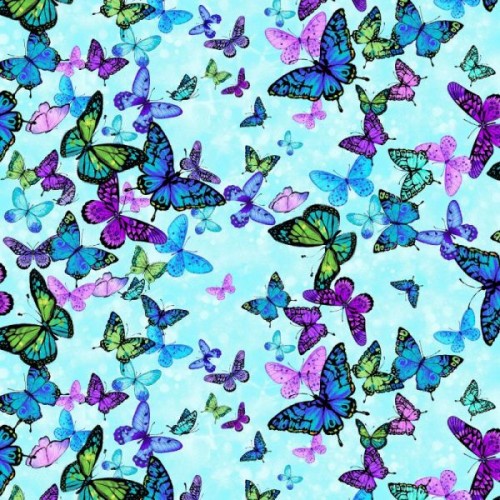 Forest Magic Butterflies - AQUA