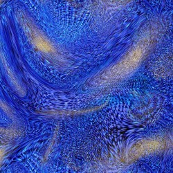 Abstract Feather Swirl Texture - BLUE