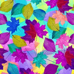 Bright Painted Leaves - MULTI