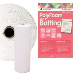 Matilda's Batting Polyfoam (100% poly) - Roll (0.8m wide)