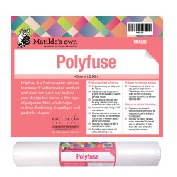 Matilda's Polyfuse Roll (water-soluble) - 18"x25yd