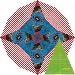Matilda's Kaleidoscope Ruler - 8.5"
