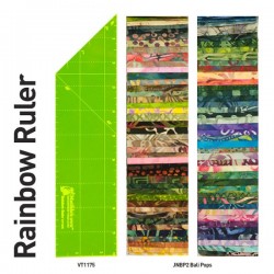 Matilda's Rainbow Ruler - 2.5" X 10"