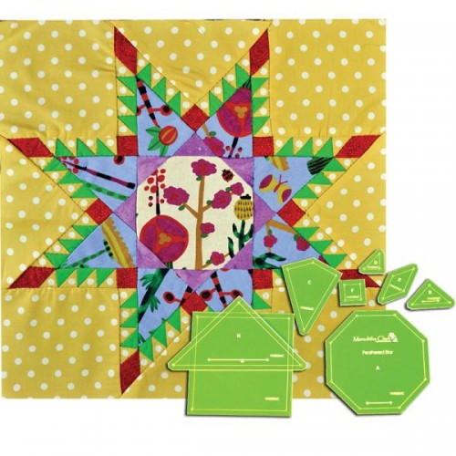 Matilda's Feathered Star Template- 15"(8pc)