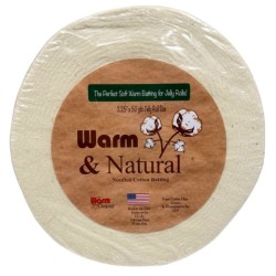 Warm & Natural-Batting (100% cotton) (2.25"x50yd) -JELLY ROL