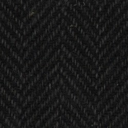 Wool 100% Hand Dyed - FQ (15"x25") - BLACK HERRINGBONE