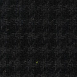 Wool 100% Hand Dyed - FQ (15"x25") - BLACK HOUNDSTOOTH
