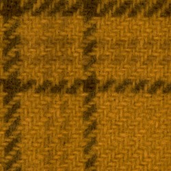 Wool 100% Hand Dyed - FQ (15"x25") - GOLDSTAR PLAID