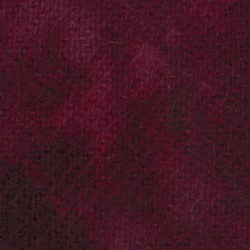 Wool 100% Hand Dyed - FQ (15"x25") - RED GRAPE