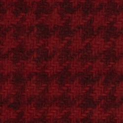 Wool 100% Hand Dyed - FQ (15"x25") - CHRISTMAS HOUNDSTOOTH