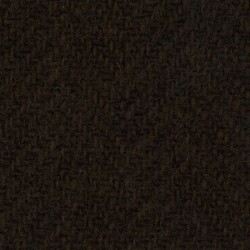 Wool 100% Hand Dyed - FQ (15"x25") - CHOCOLATE HERRINGBONE