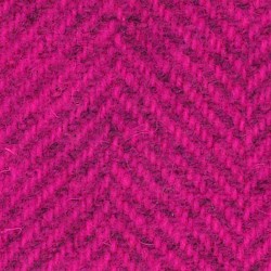 Wool 100% Hand Dyed - FQ (15"x25") - FUCHSIA HERRINGBONE