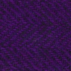Wool 100% Hand Dyed - FQ (15"x25") -PURPLE RAIN  HERRINGBONE