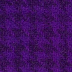 Wool 100% Hand Dyed - FQ (15"x25") - PURPLE RAIN HOUNDSTOOTH