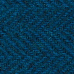 Wool 100% Hand Dyed - FQ (15"x25") -ELECTRIC BLU HERRINGBONE