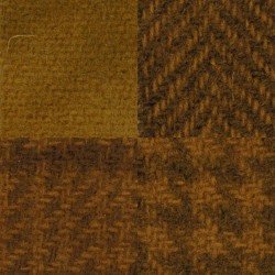 Wool 100% Hand Dyed - FQ (15"x25") (4pk) - MUSTARD