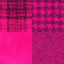 Wool 100% Hand Dyed - FQ (15"x25") (4pk) - FUCHSIA