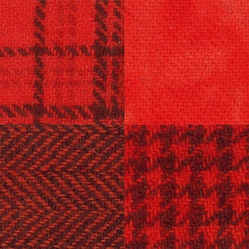 Wool 100% Hand Dyed - FQ (18"X22") (4pk) - TANGERINE Wool 100% Hand Dyed - FQ (18"X22") (4pk) - TANGERINE