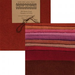 Wool 100% Hand Dyed - Charm Pk 10x(5"x5") - PRIMITIVE-3