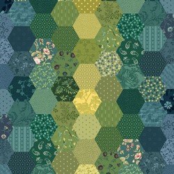 108" Wideback Hexagon - MULTI