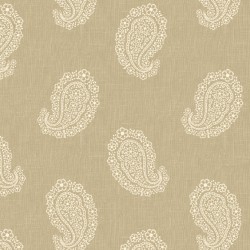 108" Wideback - Paisley - BEIGE