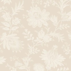 108" Wideback Jacobean   - CREAM