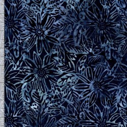 108" Wideback Tonga Batik - Large Floral- LUNA