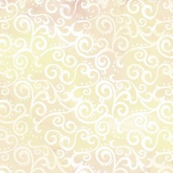 108" Wideback Ombre Scroll Backing  - ECRU