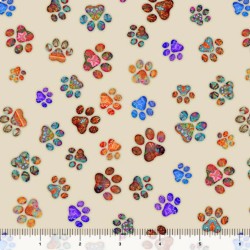 Paw Toss 108" Wideback - CREAM