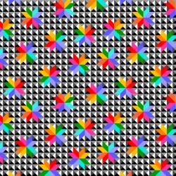 108" Wideback (Digital) - Square and Stars - MULTI