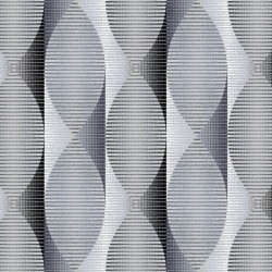 108" Wideback - Twisted Ribbons - GREY
