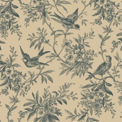 108" Wideback TOILE - NAVY