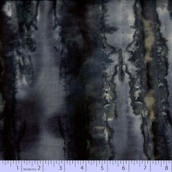 108" Wideback Tie Dye - BLACK