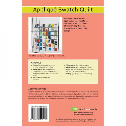 Pattern (ZW) - Applique Swatch Quilt