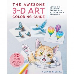 Book - The Awesome 3D Art Coloring Guide