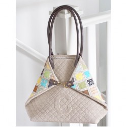 Swivel Hook+D Ring with Tabs - GOLD-DARK BROWN